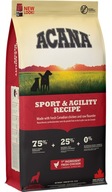 ACANA HERITAGE Sport & Agility 17 KG + ZDARMA