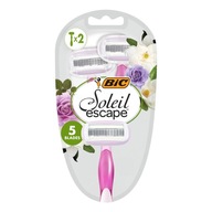 BIC Soleil Únikové holiace strojčeky pre ženy, 5 čepieľok Rose & Magnolia