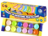 ASTRA PASTEL PLAKÁTOVÉ FARBY 12 farieb 20ml