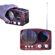 Dekoratívne FM/Bluetooth rádio vo vintage retro štýle