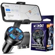 DRŽIAK KLIPY NA PALUBNÚ DOSKU + 4 USB NABÍJAČKA