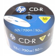 ÚŽASNÉ CD-R HP 700 MB 100 kusov 2 x 50