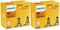 PHILIPS H4 VISION ŽIAROVKA 60/55W 12V P43T +30% 4KS