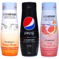 PEPSI MAX SET A OVOCNÉ PRÍCHUTY 0 SODASTREAM CUKOR