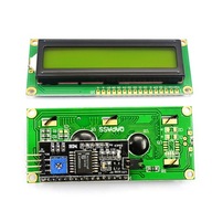 IIC LCD1602 zelený LCD1602 LCD modul modrý