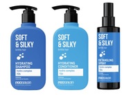 PROSALON SET SOFT & SILKY SHAMPOO 375ml + KONDICIONÉR 375ml + SPREJ 200ml