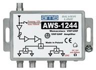 DVB-T ANTÉNNY ZOSILŇOVAČ AWS-1244 AMS + F ZÁSTRČKA