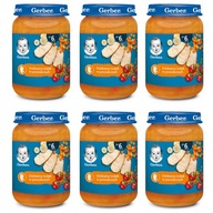 GERBER večera jemná morka v paradajkách 6x190g