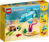 LEGO CREATOR 3v1 - DELFÍN A KORYTNAČKA 31128