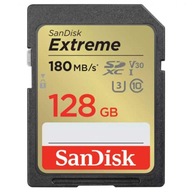 SD karta Sandisk SDXC EXTREME 128GB 180MB/s V30