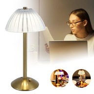 BEZDRÔTOVÁ RETRO STOLNÁ LAMPA, DOTYKOVÁ LED NOČNÁ LAMPA, S KÁBLOM USB