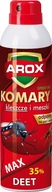 Sprej DEET 35% proti kliešťom komárom MAX 250ml AROX