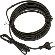 VYhrievací kábel 300W 8mm samoregulačný vykurovací kábel so ZÁSTRČKOU 230V 15M