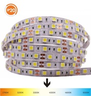 LED PÁS 5050 IP20 BIELY NEUTRÁLNY 4000K 5m