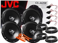 4 reproduktory JVC VW PASSAT B5 FL SHARAN SKODA FABIA RAPID SUPERB PREDNÉ ZADNÉ