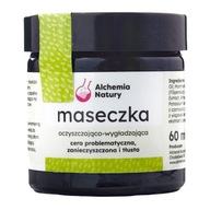 Čistiaca a vyhladzujúca maska ​​zo zeleného ílu 60 ml Alchemy of Nature