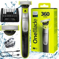 Holiaci strojček Philips OneBlade 360 ​​​​Face PREMIUM SERIES QP