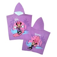 MINNIE MOUSE Pončo DETSKÝ Uterák s kapucňou PONČO kúpací plášť