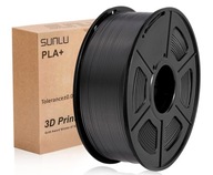 FILAMENT SUNLU BLACK BLACK PLA+ 1kg