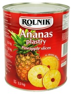 Ananásové plátky 3100 ml Rolnik