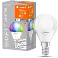 LEDVANCE SMART+ WiFi mini žiarovka 4,9W RGBW FR E14