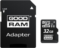 Goodram Microcard 32 GB mSD karta HC 10 SD adaptér