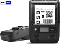 Bluetooth NFC mini QR OLED USB tlačiareň štítkov