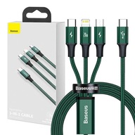 SADA KÁBLOV BASEUS 3v1 USB-C MICRO LIGHTNING 20W