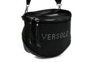 Kabelka cez pás, crossbody kabelka, lesklý opasok