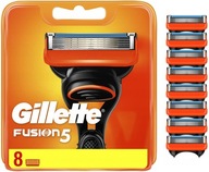 GILLETTE Náhradné čepieľky pre holiace strojčeky Fusion5, 8 kusov