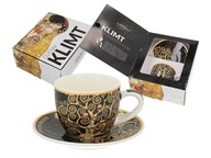 Šálka ​​na kávu na espresso s podšálkou G.Klimt Tree of Life ako darček 80ml