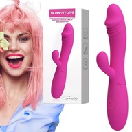 Realistický masážny prístroj na hlavu so zajačikom VIBRATOR