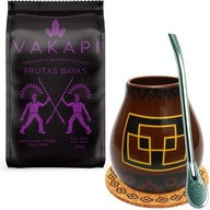 Yerba Mate Vakapi Set 500g 0,5kg Bombilla Tekvica