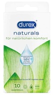 Durex Naturals 10 kusov tenkých kondómov s prírodným lubrikantom