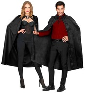 DLHÁ ČIERNA MAGIC VAMPIRE CAPED, VIAZANÁ, 136CM