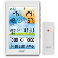 Meteostanica s displejom BD-906 biela