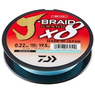 Oplet Daiwa J-Braid Grand X8 135m/0,10mm modrý