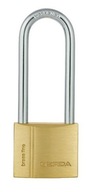 Dlhý visiaci zámok GERDA BRASS LINE S50H80 KMZ5030A BRASS 3 KEYS