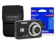 Kamera KODAK X55 čierna + puzdro + 32GB karta