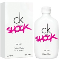 CALVIN KLEIN CK One Shock toaletná voda pre ženy s vôňou EDT 200 ml