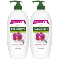 Palmolive Naturals Orchid & Milk krémový sprchový gél 2x750ml