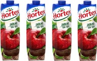 Hortex jablková šťava 100% 1 l x 4