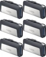 Pevný disk SanDisk 256 GB Ultra Dual USB Type-C x 6