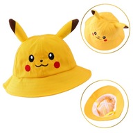 Žltá čiapka PIKACHU BUCKET 55-58 LETNÁ ČIAPKA