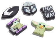 CROCS JIBBITZ CHARMS STAR WARS THE MANDALORIAN PINS 5 BALENIE