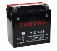 Tuborg YTX14-BS AGM batéria 12V 12,6Ah 220A NÁHRADNÁ VARTA YUASA EXIDE