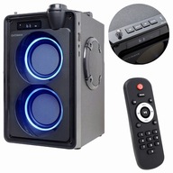 Bluetooth reproduktor PRENOSNÉ BEZDRÔTOVÉ LCD LED USB SD RÁDIO 20W + AUX