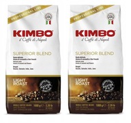 KIMBO Superior Blend 1 kg Kávové zrná x2