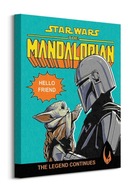 Star Wars The Mandalorian Paintings Hello Friend 40x50 cm