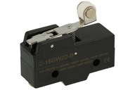 Mikrospínač Z-15GW22-B páčka s valčekom 26mm NO+NC skrutka 15A 250V